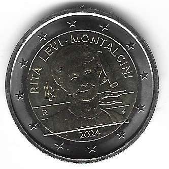 2 Euro Italien 2024 Rita Levi Montalcini