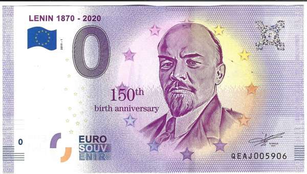 Russia Lenin 1870-2020 Unc 0 Euro Schein 2019-1