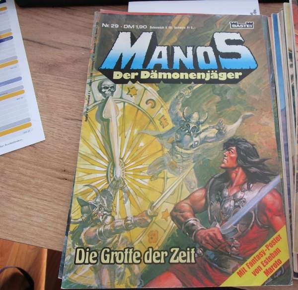 Manos Der Dämonenjäger Nr.29 Bastei mit Poster