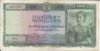 100 Schilling 1947 Nr.1011 370939ANK 262 100 Schilling 1947 Nr.1011 370939ANK 262