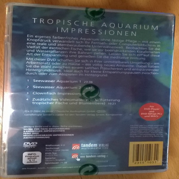 Tropische Aquarium Impressionen DVD