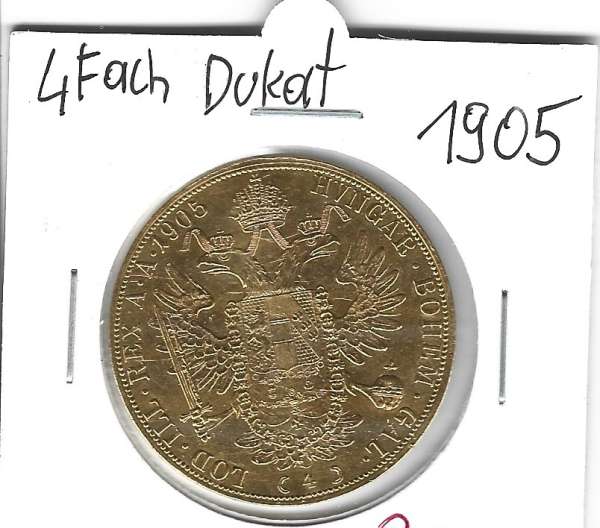 4 Dukat 1905 Franz Joseph I