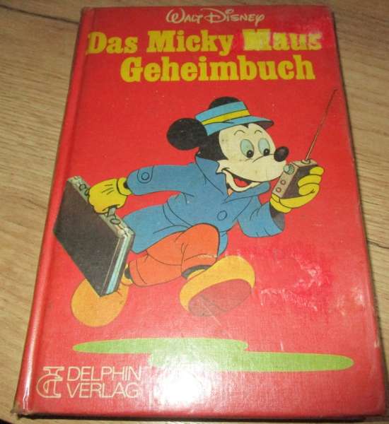 Das Micky Maus Geheimbuch Delphin Verlag Gebundenes Buch 1973