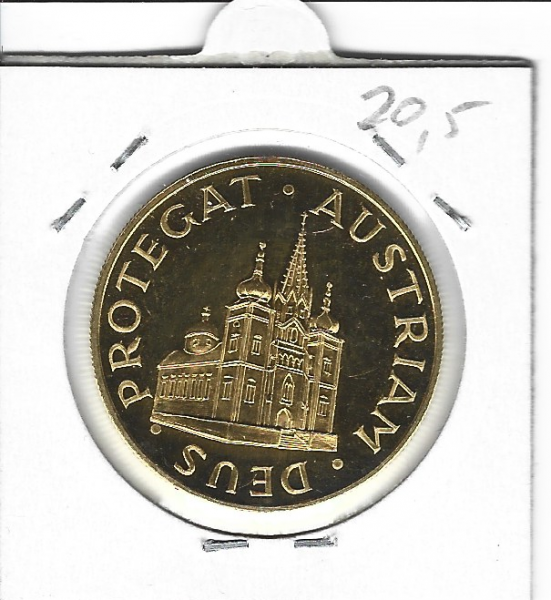 Gold 1938 Magna Mater 14 Karat Medaille