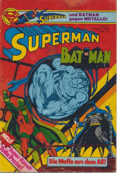 Superman Batman Heft Nr.21/1981