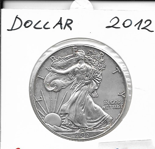 1 Dollar 2012 Silber Eagle Unze