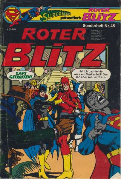 Superman präsentiert Roter Blitz Sonderheft Nr.45
