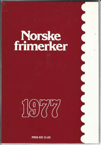 Norwegen Marken Jahresset der Post 1977