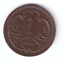 1 Heller 1916 Bindenschild