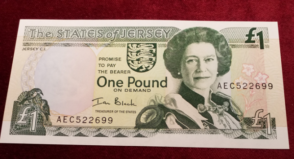 Jersey - 1 Pound 1995 UNC - Pick 25