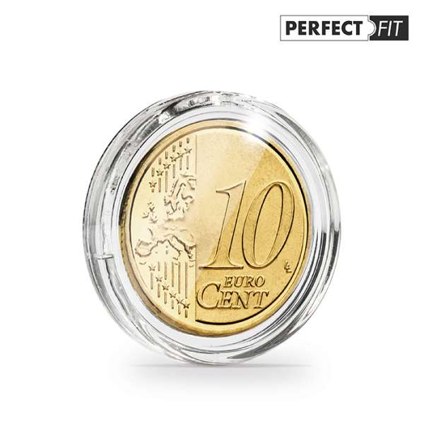 ULTRA / ULTRA PERFECT FIT 19,75 MM, Runde Münzkapseln 10 ER PACK 10 Eurocent 365288