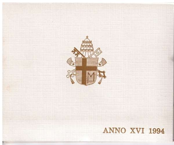 1994 KMS Johannes Paul II. Vatikan Italien-Kirchenstaat Lire