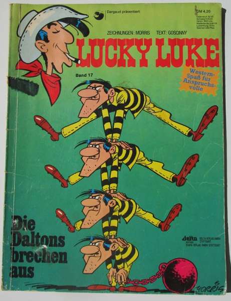 Lucky Luke Band 17 Die Daltons brechen aus 1978