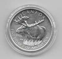 5 Dollars 2012 Elch 1 Unze Silber Oz Canada Kanada 5 Dollars 2012 Elch 1 Unze Silber Oz Canada Kanada