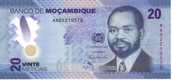 20 Meticais 2024(P.) Erh. UNC Mozambique