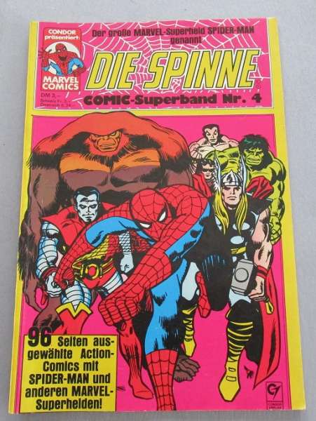 Die Spinne Spider Man Condor Marvel Comics Superband Nr.4