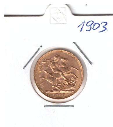 Sovereign 1903 Great Britain Großbritannien Edward VII