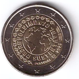 2 Euro Portugal 2025 Nachhaltige Entwicklung