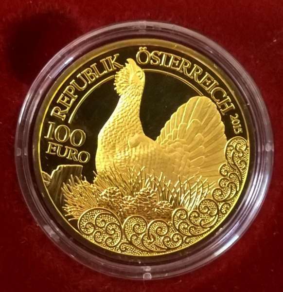 2015 - 100 Euro Gold Der Auerhahn (2015)