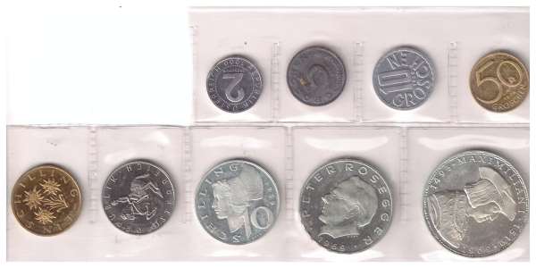 1969 Jahressatz Kursmünzensatz Groß KMS Mintset Big