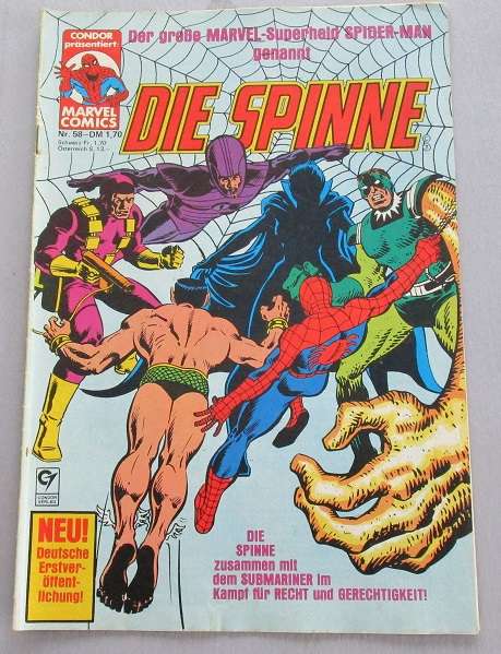 Die Spinne Spider Man Condor Marvel Comics Nr.58