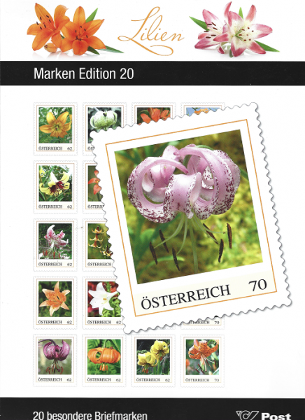 Lilien Marken Edition 20 Postfrisch