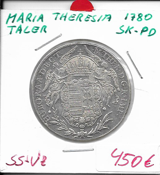 Taler Maria Theresia 1780 SK PD