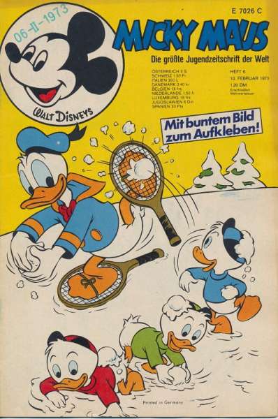 Micky Maus Nr. 6/1973