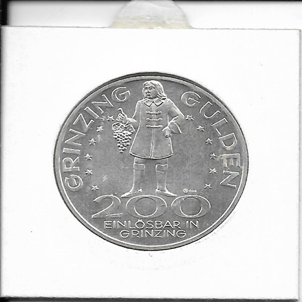 Grinzing Gulden 200 Schilling Johannes Paul II 13.09.1983