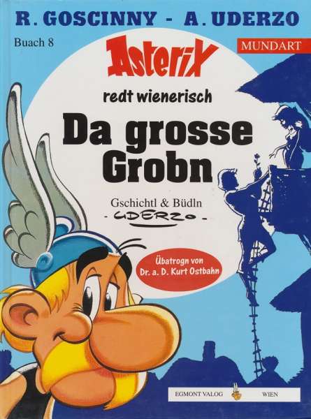 Hardcover Asterix Mundart : Buch 8 Da grosse Grobn Buch redt wienerisch