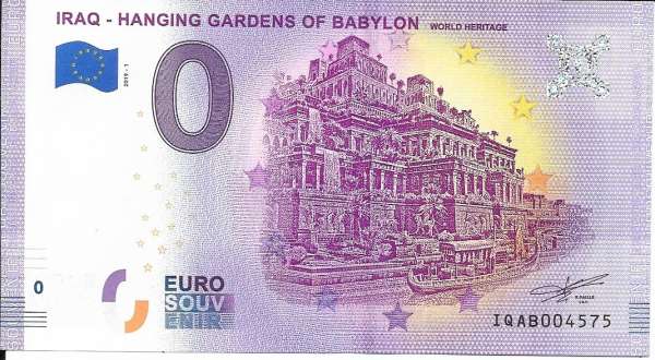 Iraq Hanging Gardens of Babylon - Unc 0 Euro Schein 2019-1