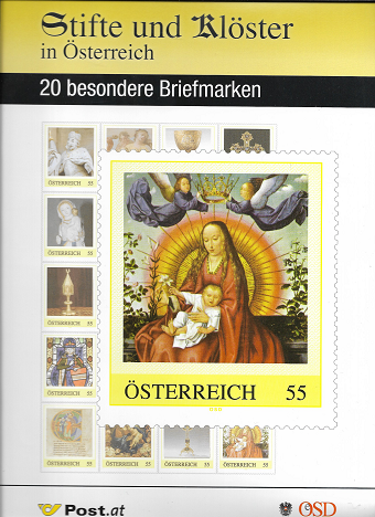 Stifte und Klöster in Österreich Marken Edition 20 Postfrisch