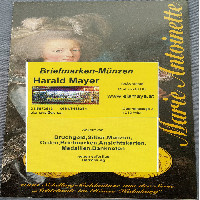 Maria Antoinette 1000 Schilling Gold 1997 -  nur Flyer Folder Maria Antoinette 1000 Schilling Gold 1997 -  nur Flyer Folder