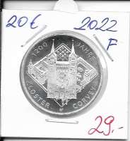 20 Euro 2022 F 1200 Jahre Kloster Corvey 20 Euro 2022 F 1200 Jahre Kloster Corvey