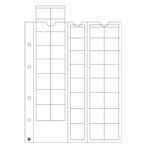 MÜNZHÜLLEN OPTIMA, 5ER PACK