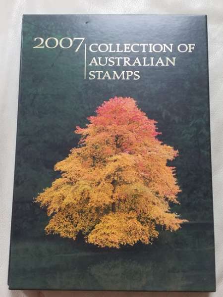 Australien Marken Jahresset der Post im Buch 2007