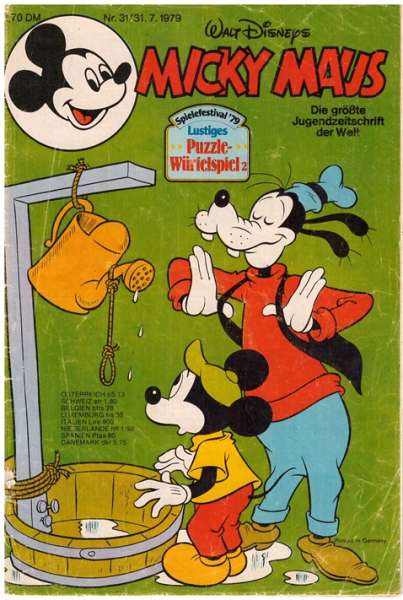 Micky Maus Nr. 31/1979 - 31.7.1979
