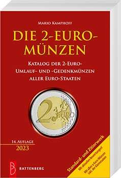 DIE 2-EURO-MÜNZEN, 14. AUFLAGE 2023