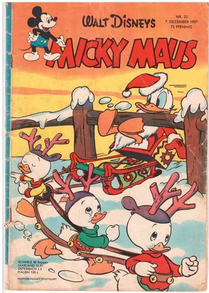Micky Maus Nr. 25/1957 - 7.12.1957