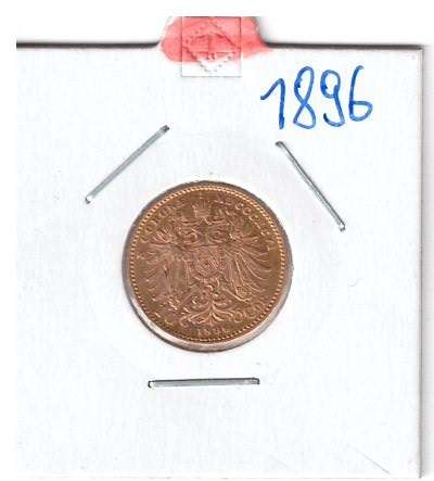 10 Corona Kronen 1896 Franz Joseph I Gold