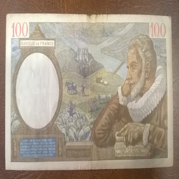 100 Francs 24.10.1940