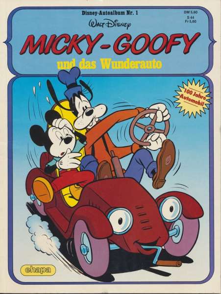 Micky und Goofy Comic Disney Autoalbum Nr.1 Walt Disney