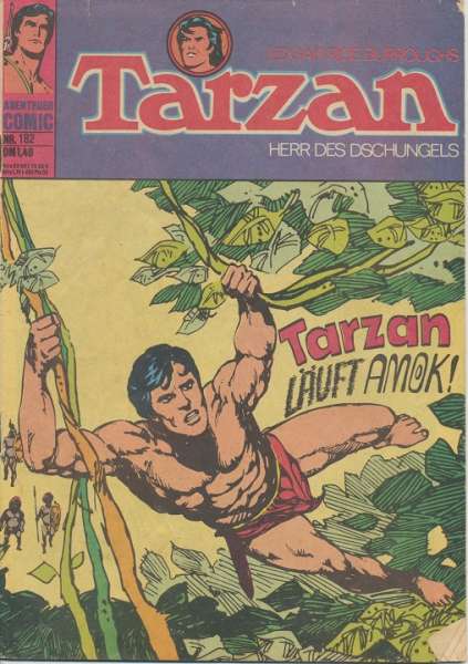 Tarzan Herr des Dschungels Heft 182 Abenteuer Comic