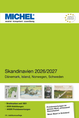 (E 10) MICHEL Europa SKANDINAVIEN-KATALOG 2026/27