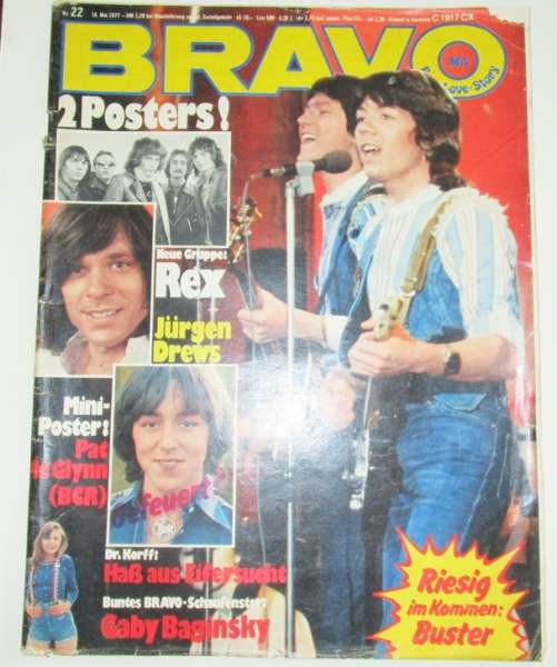 Bravo 22/18.5.1977 mit Poster Jürgen Drews