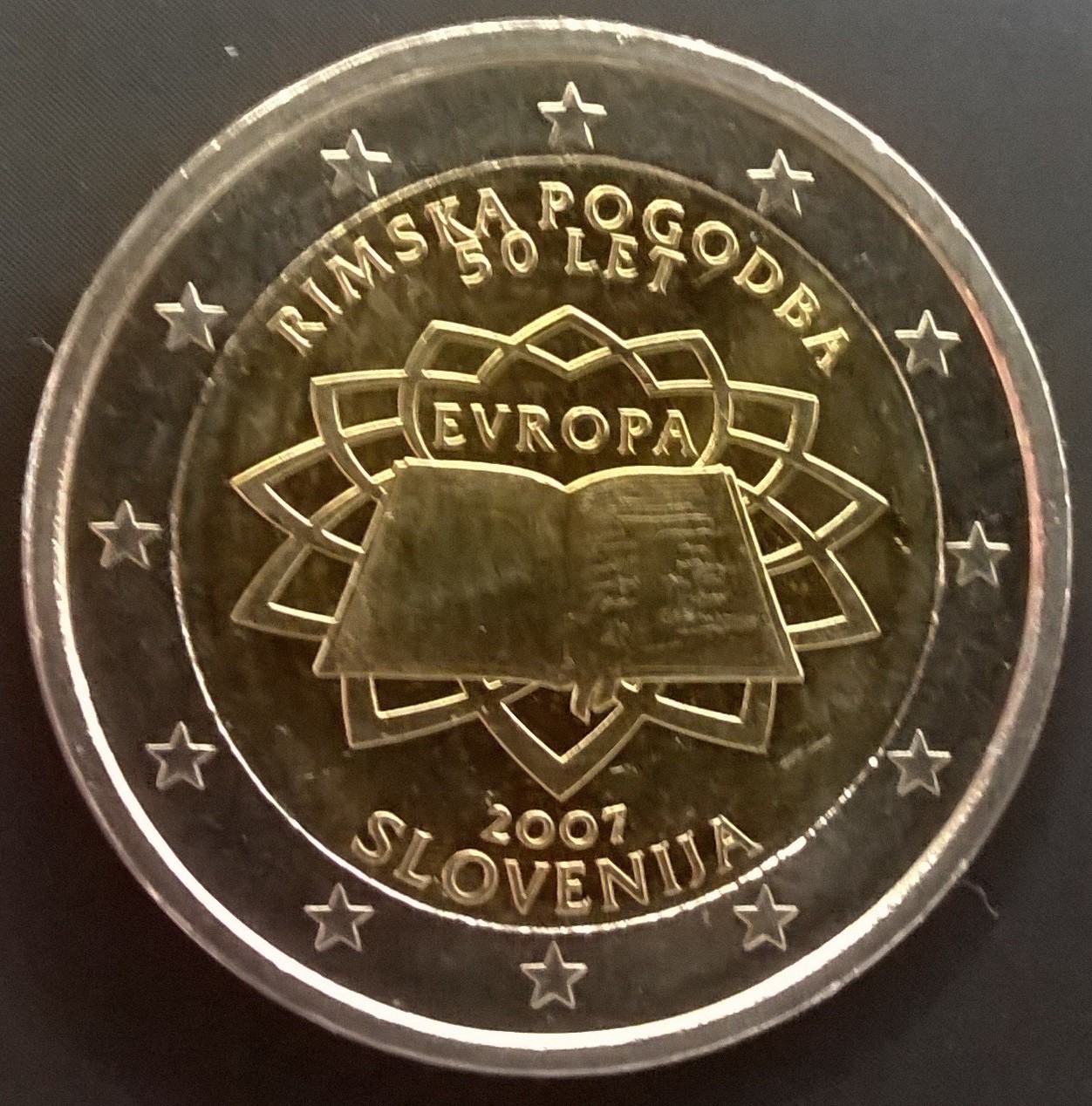 Piece De 2 Euros Romische Vertrage 2007