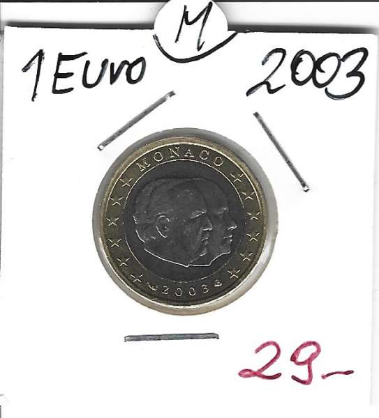 1 Euro Monaco 2003 Rainer III