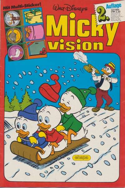 Mickyvision 2.Auflage Heft Nr. 12/1984