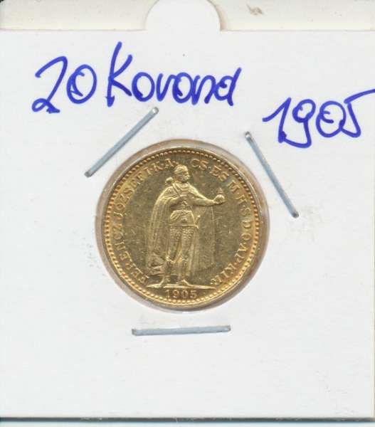 20 Korona 1905 KB Franz Joseph I Gold