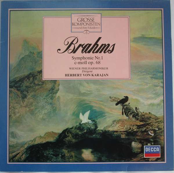 Brahms Symphonie 1 Wiener Philharmoniker Karajan DECCA 411.364-1 LP